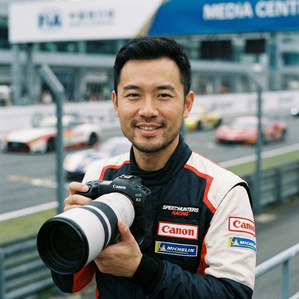 小马拉大车赛车摄影师